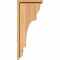 Ekena Millwork New Brighton Smooth Corbel w/Backplate, Western Red Cedar, 7 1/2"W x 12"D x 28"H COR08X12X28NEB01SWR - alternate 2